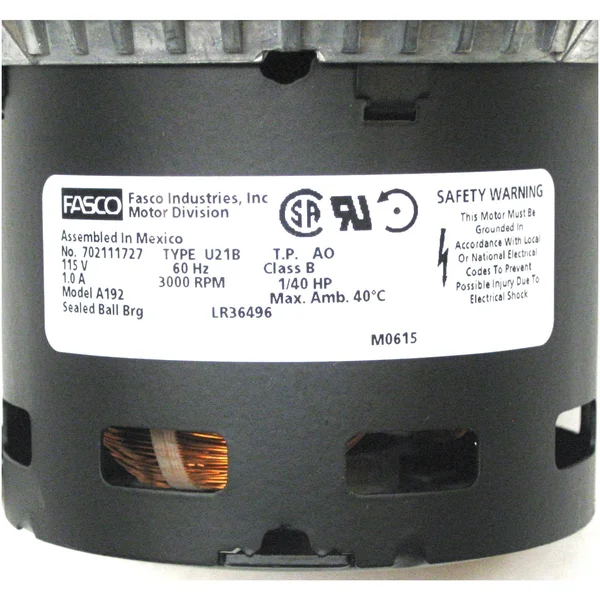 Fasco A192 Trane Furnace Draft Inducer Blower 115V (X38040253057 - 7021-8569)