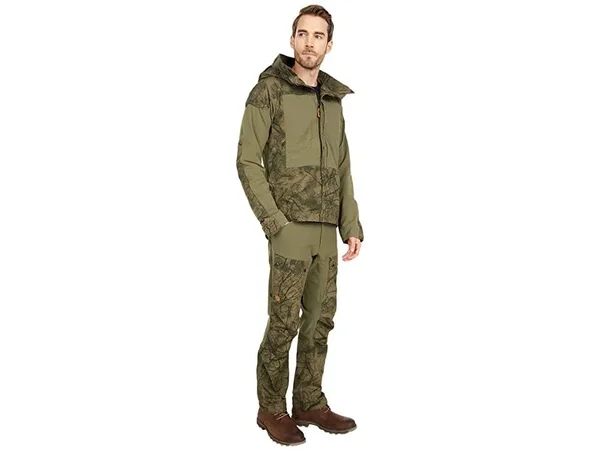 Fjallraven Men's Keb Trousers Long - Green Camo-laurel Green - 48