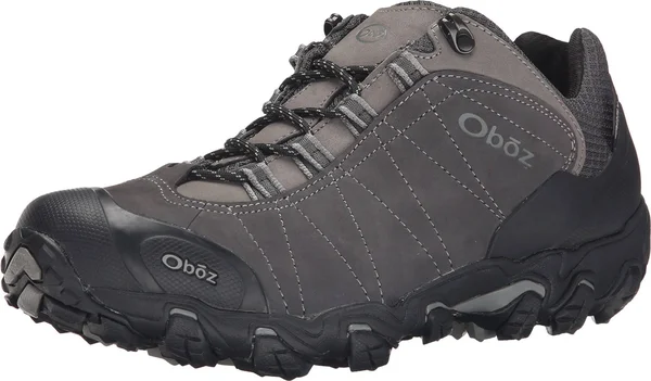 Oboz Bridger Low B-Dry Men's Dark Shadow, 9.5, Wide