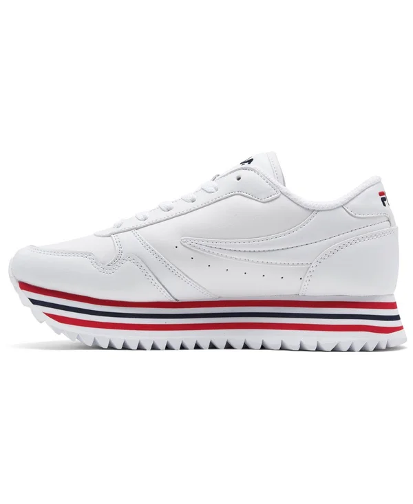 Fila Women's Orbit Zeppa Low Platform Casual Sneakers - 5.5, White