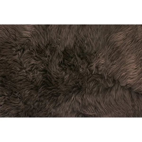 Natural New Zealand Grey 2 ft. x 3 ft. Single Sheepskin Area Rug