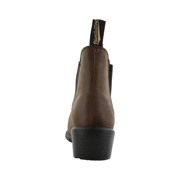 Blundstone Antique Brown Leather Pull On Boots - 7