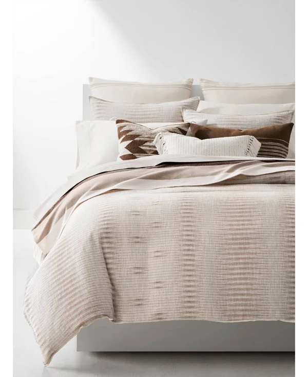 Ralph Lauren Mason Geo-Stripe Full/Queen Duvet Set - Classic Cream Multi