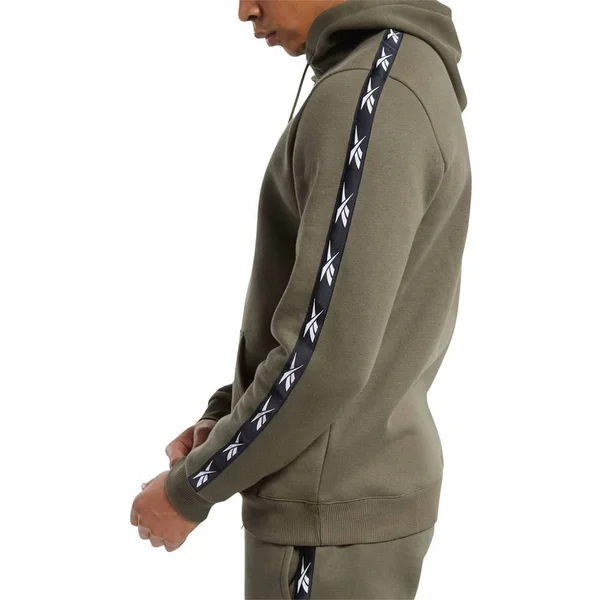 Reebok Training Essentials Tape Green Hoodie - S