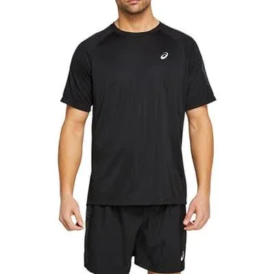 Asics Icon Performance Short Sleeve T-Shirt Black - XXL