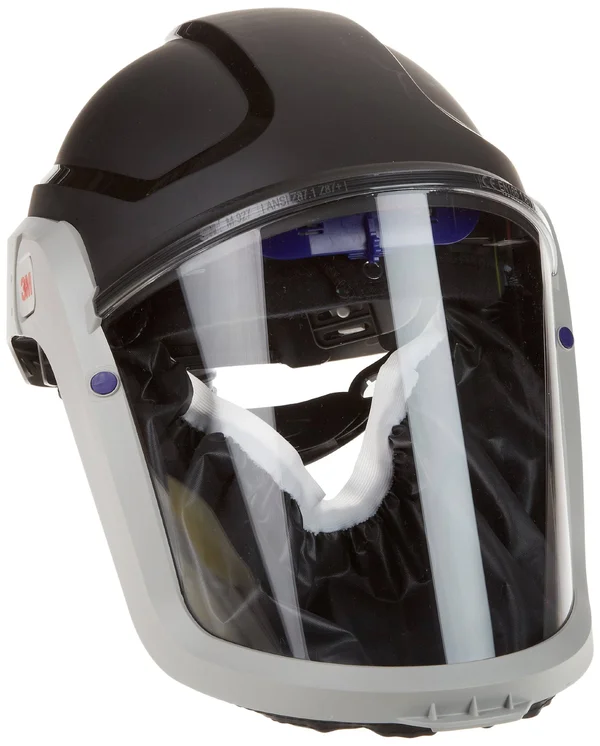 3M M-307 Versaflo Respiratory HardHat Assembly with Premium Visor and Faceseal