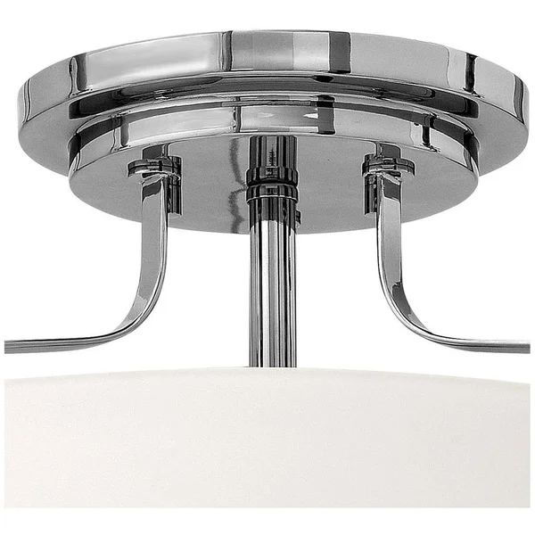 Hinkley Lighting 3643CM Harper Semi Flush Mount Light, Chrome
