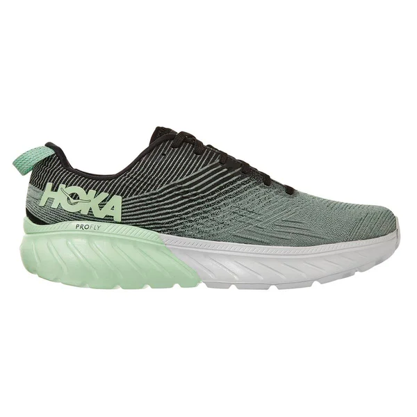 Hoka One One Men's Mach 3 - 12.5 - Green Ash - Black