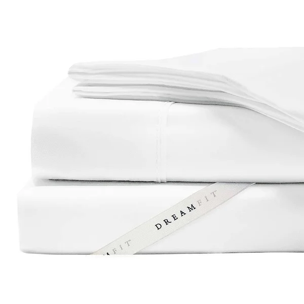 Degree 4 DreamFit 100% Egyptian Cotton Sheets Set (Snowflake, King)