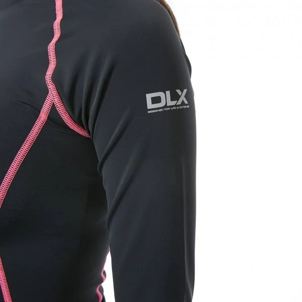 (L - Black) Trespass Womens/Ladies Dasha Long Sleeve Compression Top
