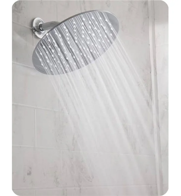 Jaclo Uptown Contempo 10x22 Wall/Ceiling Mount Single-Function Round Rain Machine Showerhead in Europa Bronze, Flow Rate: 1.75 G