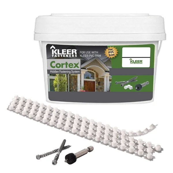 Kleer KFS250SM2C Cortex Trim Screws with Plugs - 2x22 x #7, Steel