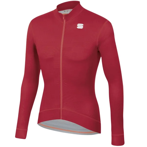 Sportful Loom Thermal Long Sleeve Jersey Red - L