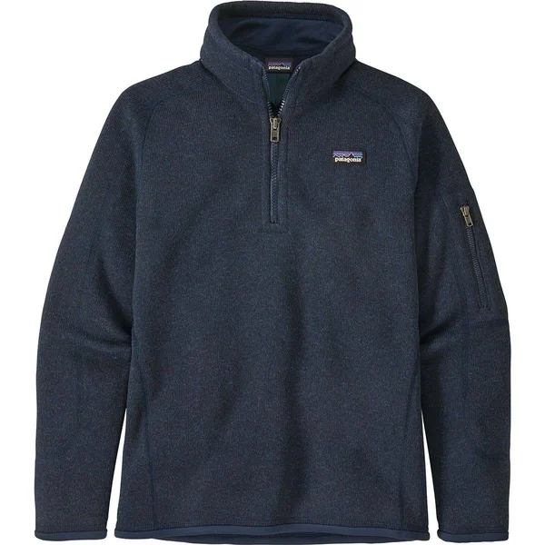 Patagonia Better Sweater 1/4-Zip Jacket - Girls& New Navy - S