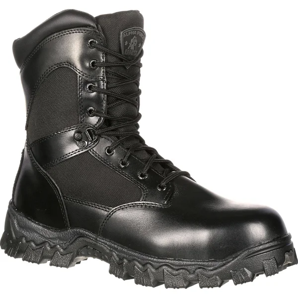 Rocky AlphaForce Zipper Waterproof Duty Boot