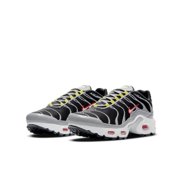 Nike Air Max Plus Big Kids& Shoes in Grey, Size: 4Y, CD0609-013