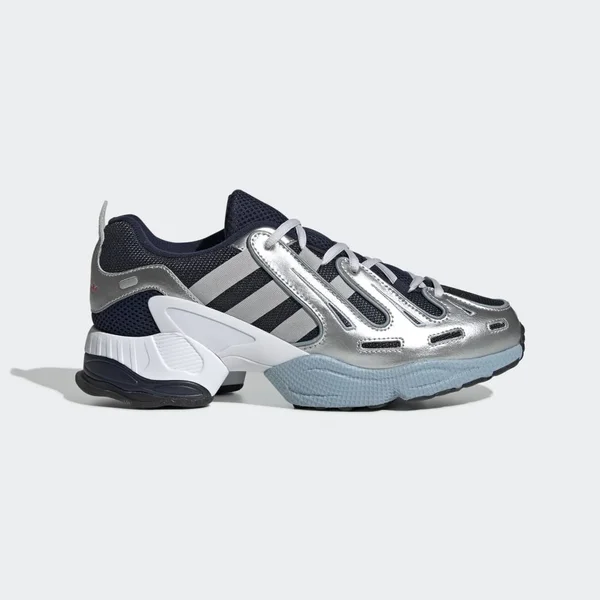 Adidas EQT Gazelle Navy & Silver Shoes - Navy - 11