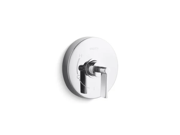Kallista One P24415-LV-BL Pressure Balance Trim - Matte Black