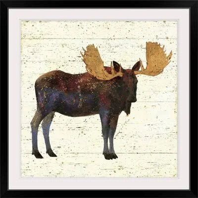 &Golden Nature I& by James Wiens Painting Print Great Big Canvas Format: Black Frame, Size: 38x22 H x 38x22 W x 1x22 D