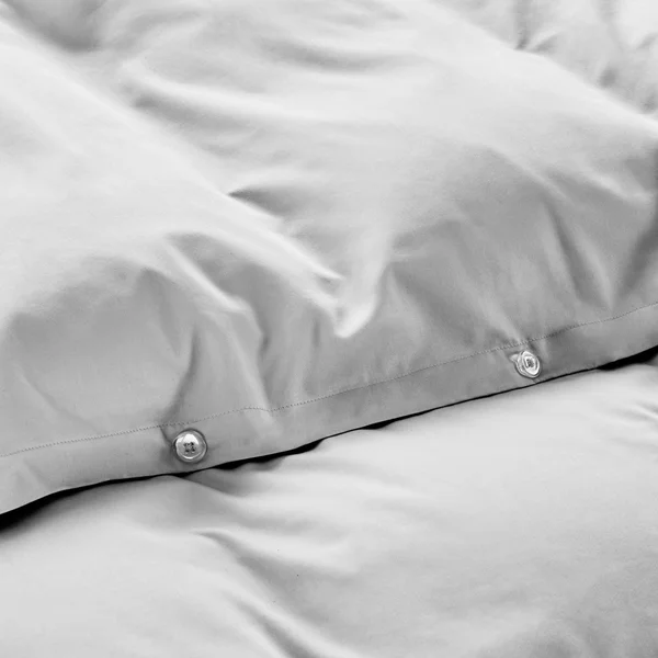 Full/Queen Light Grey 400 Thread Count Cotton Duvet Cover Set