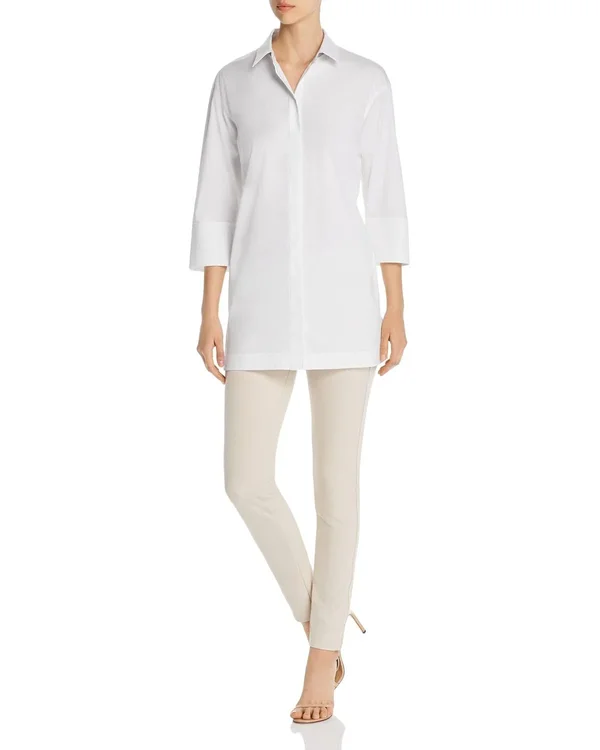 Lafayette 148 New York Acclaimed Stretch Mercer Pants - 16, Ink