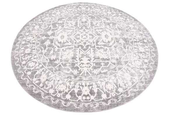 Unique Loom Olympia New Classical Area Rug (6& x 6& Round - Gray)