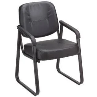 Anti-Microbial Reception Chair - Vinyl - Black