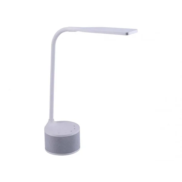 Black+decker LED Bluetooth Speaker Lamp with USB Port, Gray