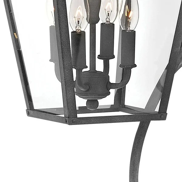 Hinkley Lighting 1436DZ-LL Trellis Outdoor Wall Light - Aged Zinc