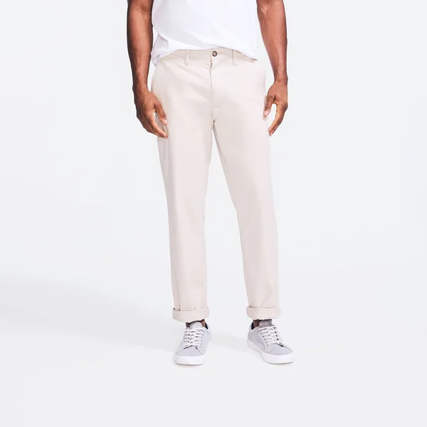 Nautica Men's Classic Fit Flat Front Deck Pant True Stone - 40x30