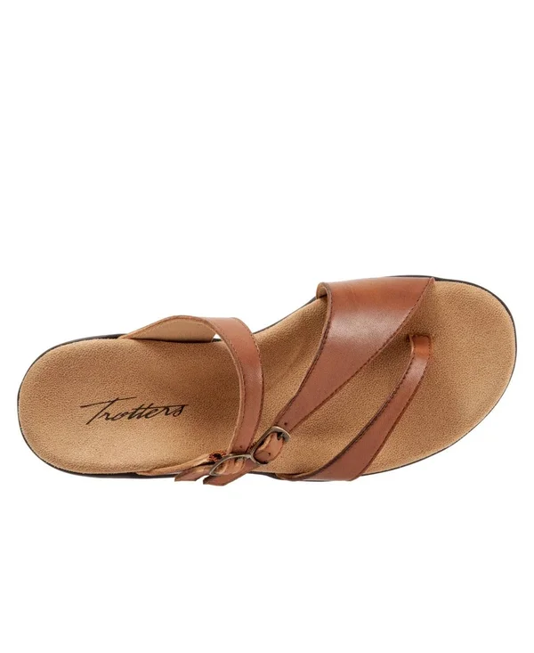 Trotters Ricki - Women's Sandal - White 10 Wide