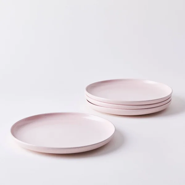 Casafina Modern Classic Ceramic Dinnerware & Serveware - Blush, Dinner Plate (Set of 4)