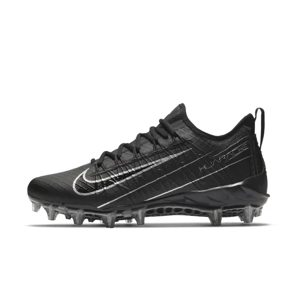 Nike Alpha Huarache 7 Pro Black/Silver Lacrosse Cleats