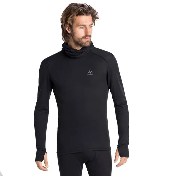 Odlo Active Warm Eco Baselayer Top with Facemask - Men's
