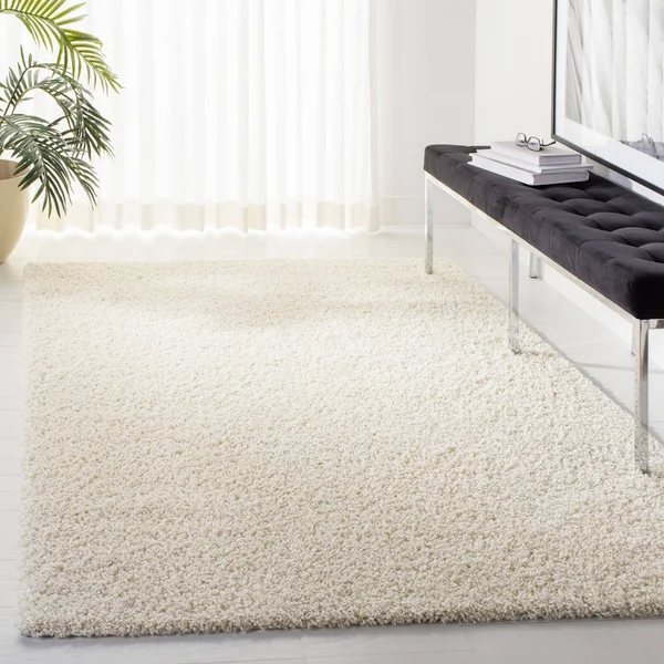 Safavieh Primo Shag PRM300G 6&7x22 x 6&7x22 Round Light Grey Area Rug