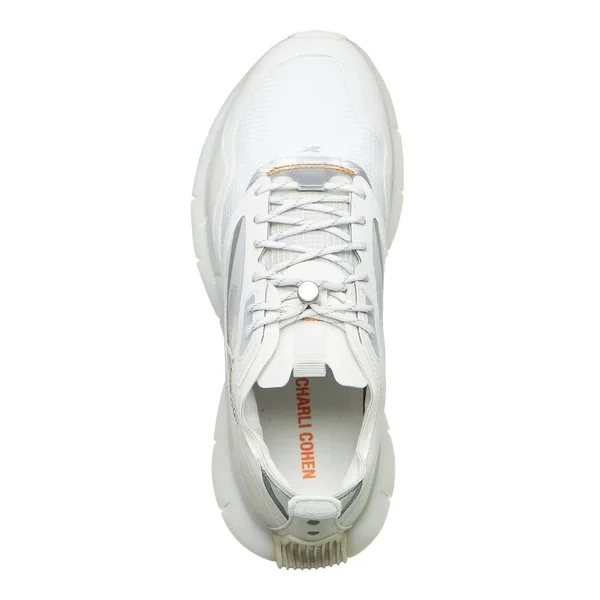 Reebok Zig Kinetica Horizon - True Grey 1, White, High Vis Orange - US 9 - Women