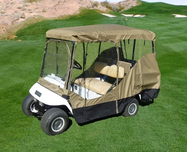 Golf Cart Driving Enclosure for 4 Passengers Roof Up to 80x22L, Fits Club Car, Ezgo and Yamaha G Model