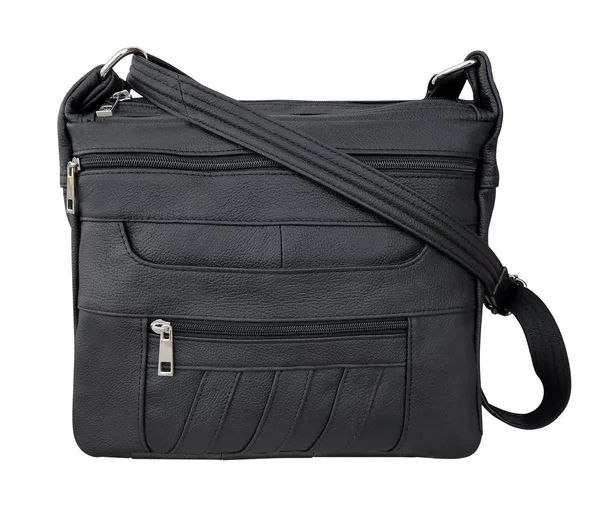 Roma Leathers 7082 Genuine Leather Locking Concealed Purse - White