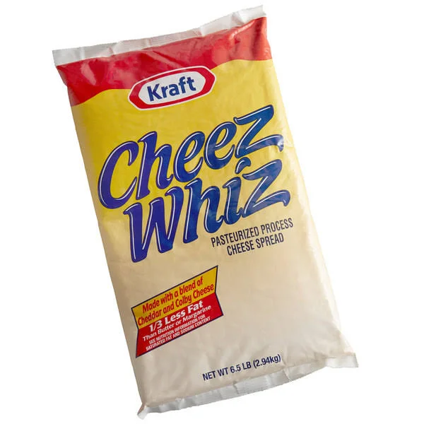 Cheez Whiz Cheese Spread, Pasteurized Process - 6 pack, 6.5 lb pouches