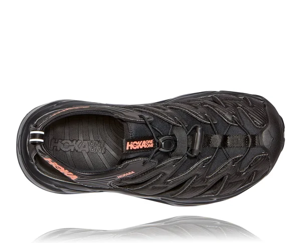 Hoka One One Women's Hopara - 5 - Black, Fusion Coral