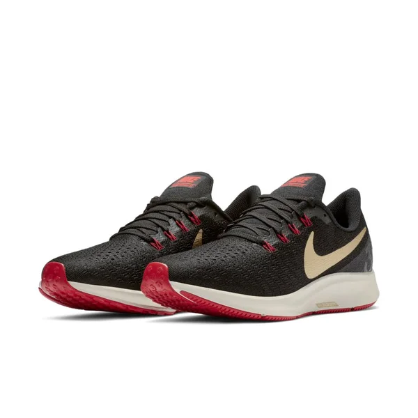 Nike Men's Air Zoom Pegasus 35 Running Shoes - Size: 10.5, Black