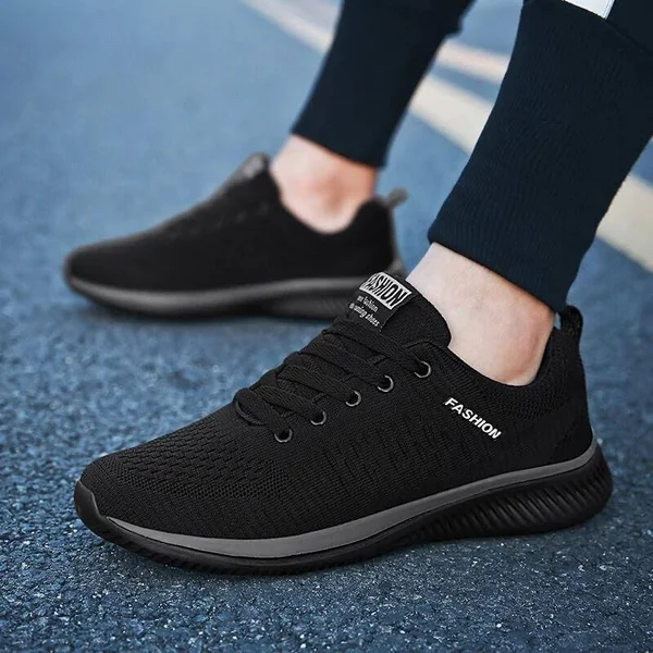 Non Slip Resistant Sneakers Shoes Running - Unisex, Black, 6.5