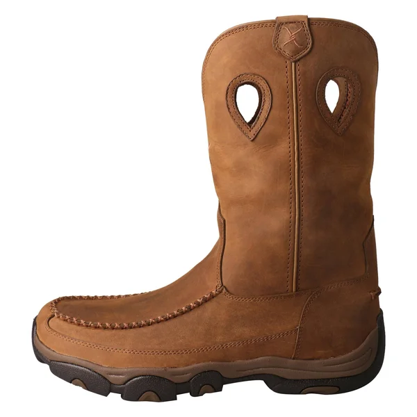 Twisted x Men's MHKBCW1 Hiker Boot, Distressed Saddle/Saddle Leather