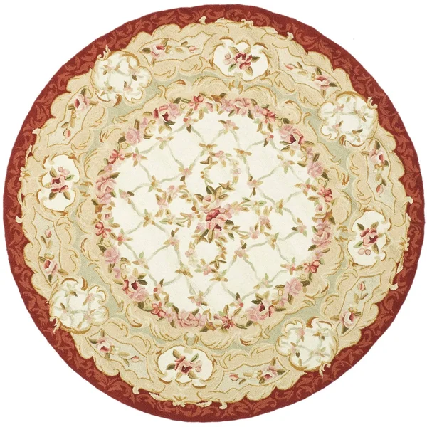 Safavieh Chelsea Ivory/Burgundy 6 ft. x 9 ft. Area Rug