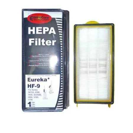 Eureka HF-9 HF9 HEPA Pleated Vacuum Filter - Bagless Cyclonic - Heavy Duty, 8" x 4" x 1