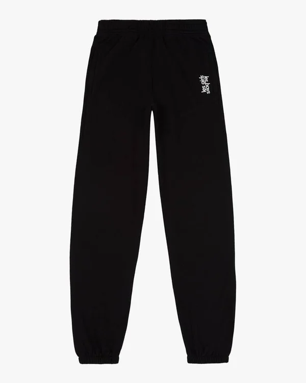 Les Girls Les Boys Loose Fit Track Pants Black, Black
