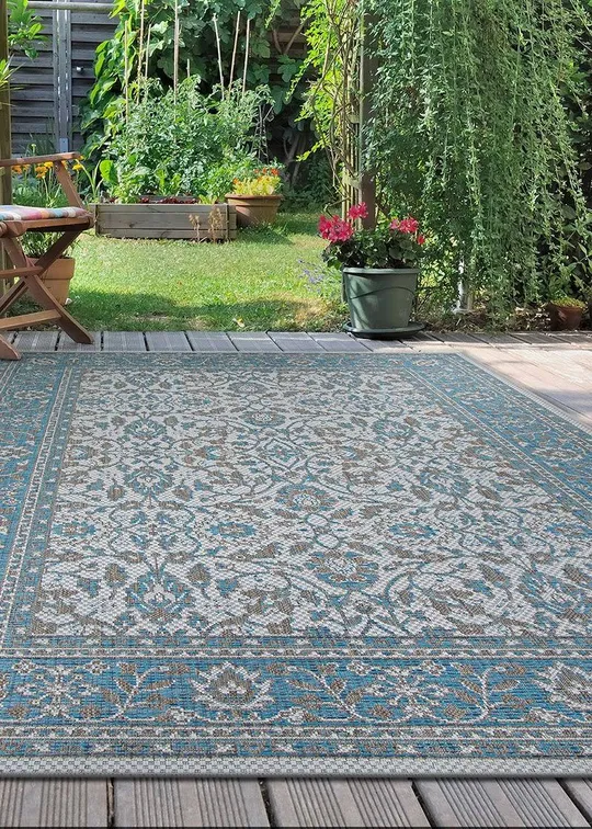 Couristan Marseille Carmoux Area Rug - Mushroom, 2&3x22 x 11&9x22 Runner