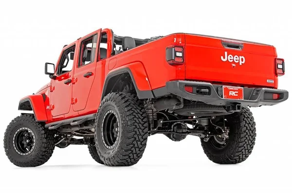 Rough Country Jeep Wheel to Wheel Nerf Steps 2020 Gladiator JT - 90770