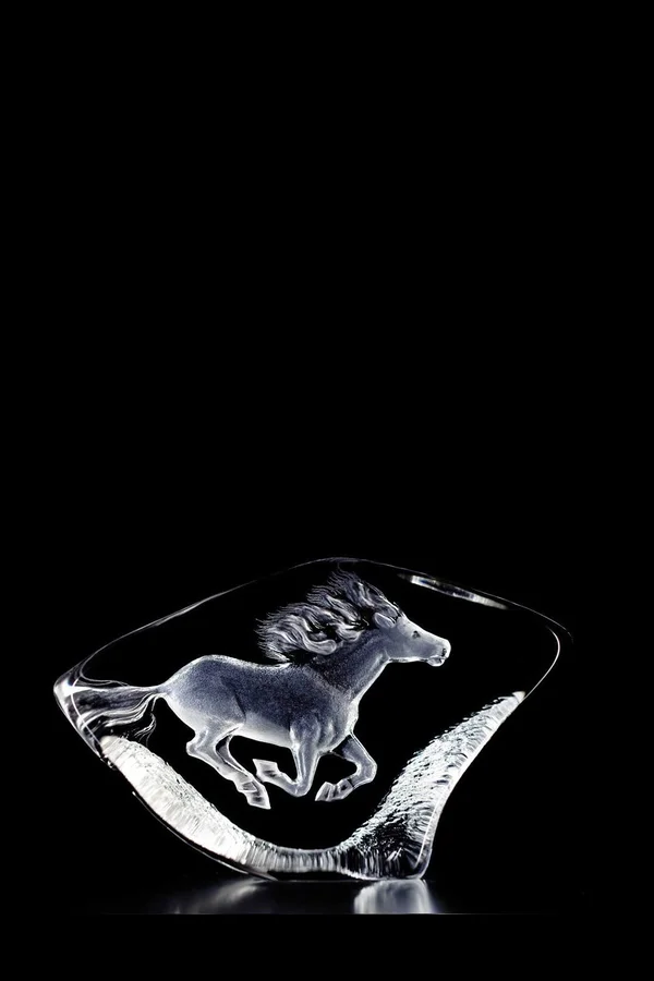 Horse Crystal Sculpture - 33715