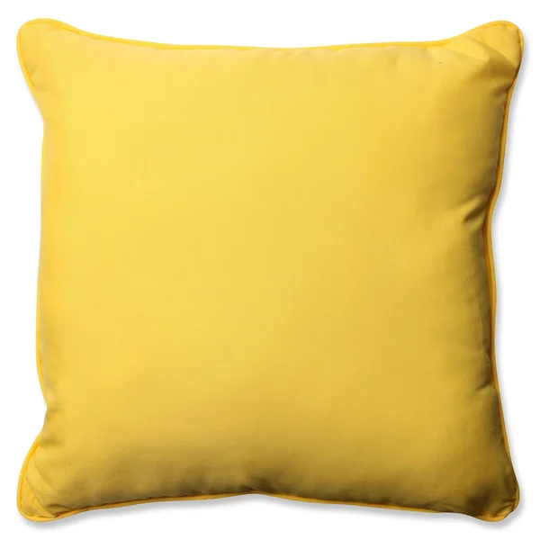 Pillow Perfect Fresco Black Indoor/Outdoor 25 in. Floor Pillow